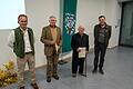 Für 60 und gar 65 Jahre Mitgliedschaft in der Kreisgruppe Würzburg ehrten Michael Hein (links) und Arno Horn die treuen Mitglieder Max Lanny (Zweiter von rechts) und Otmar Grob (Zweiter von links).