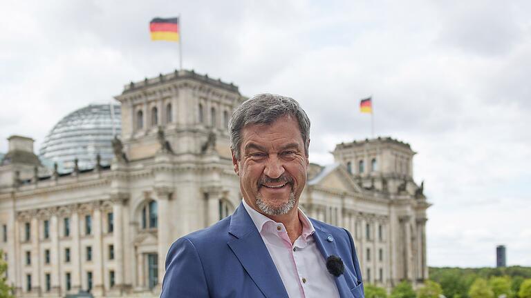 ARD-Sommerinterview mit CSU-Chef Markus Söder - CSU-Chef Markus Söder will Schwarz-Grün verhindern. ARD-Sommerinterview mit CSU-Chef Markus Söder - CSU-Chef Markus Söder will Schwarz-Grün verhindern.