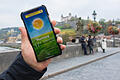 Würzburg: der Himmel ist komplett bewölkt und alles Grau in Grau. Verschiedenen Wetter-Apps zeigen allerdings eine andere Prognose.