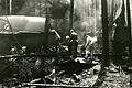 Absturz einer Transall am 11. Mai 1990 im Wald beim Lohrer Stadtteil Rodenbach. Die zehn Insassen kamen dabei ums Leben.