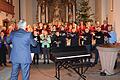 Der Männerchor 'Cantus Firmus' Langenprozelten gestaltete sein 22. Geistliches Konzert gemeinsam mit dem Main-Spessart Kreisjugendchor in der Kirche St. Wendelin in Langenprozelten, hier dirigiert von Michael Albert.