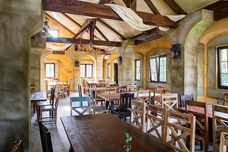 &nbsp;Ein Blick in das Restaurant, das 240 Plätze hat und auch für Gäste zur Verfügung steht, die nicht im Resort wohnen.