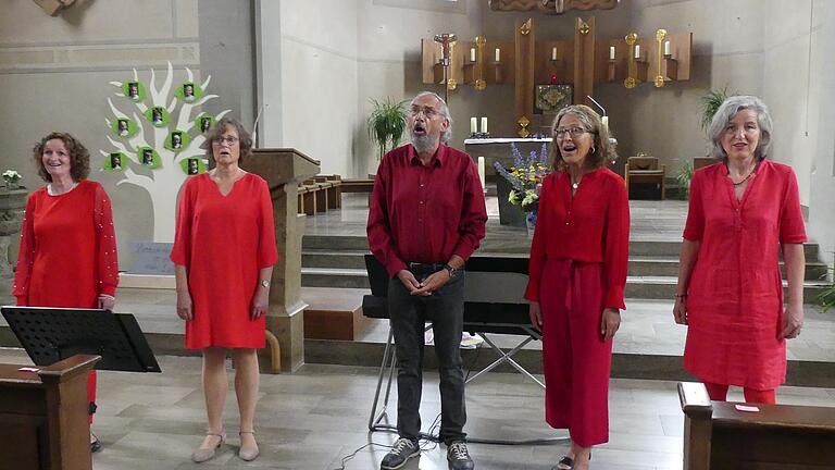 Musikalischer Hochgenuss: Das Konzert des 5-köpfige Vokalensembles „Take Five“ in der Stockheimer St. Vitus Kirche war ein Hochgenuss für alle Sinne.