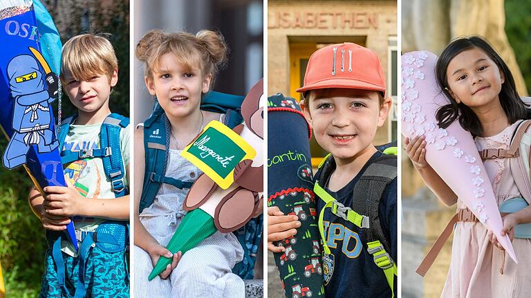 Vier ABC-Schützen für die heute der 'Ernst des Lebens' beginnt (von links) Oskar, Margarete, Constantin und Sophie. Vier ABC-Schützen für die heute der 'Ernst des Lebens' beginnt (von links) Oskar, Margarete, Constantin und Sophie.