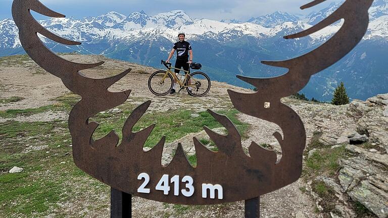 Der härteste Aufstieg kam am letzten Tag: Zum 2413 Meter hohen Col du Granon beträgt die durchschnittliche Steigung fast 10 Prozent. Für Radfahrer wie Daniel Drescher eine echte Herausforderung.