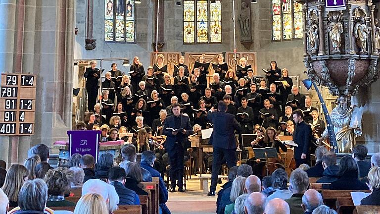 Die Kantate 'Herrscher des Himmels, erhöre das Lallen' aus Bachs Weihnachtsoratorium bringt die&nbsp; Kantorei Haßberge mit Unterstützung von Profi-Musikern in der Marienkirche in Königsberg zur Aufführung.