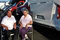 Typische Reisemobilisten sind Doris und Karl-Heinz Hannack, die am SeaBridge-Treffen teilnahmen und vom Stellplatz in Bad Königshofen begeistert waren.