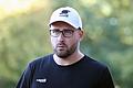 Ernster Blick: Trainer Jan Gernlein war mit dem Auftritt des FC Eintracht Bamberg im Derby gegen Schweinfurt nicht zufrieden. Und auch nicht mit sich.