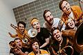 Hauptact am Samstag, 13. Juli, beim 'horch amal'-Blasmusikfestival in Sennfeld ist die Band 'Fättes Blech' mit Brass-Power aus Hip-Hop, Pop und Jazz.