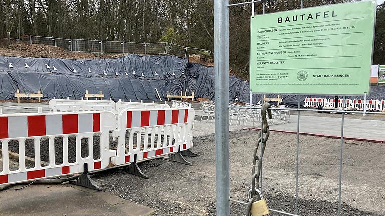 Voraussichtlich bis zum Sommer 2024 wird am Heiligenhof in Bad Kissingen gebaut.       -  Voraussichtlich bis zum Sommer 2024 wird am Heiligenhof in Bad Kissingen gebaut.