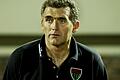 Kurz vor der Trennung im Jahr 2002: Trainer Djuradj Vasic nach dem 1:3 des FC 05 Schweinfurt gegen Darmstadt 98.