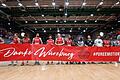 Die Würzburg Baskets bedankten sich nach dem Aus gegen München bei ihren Fans.