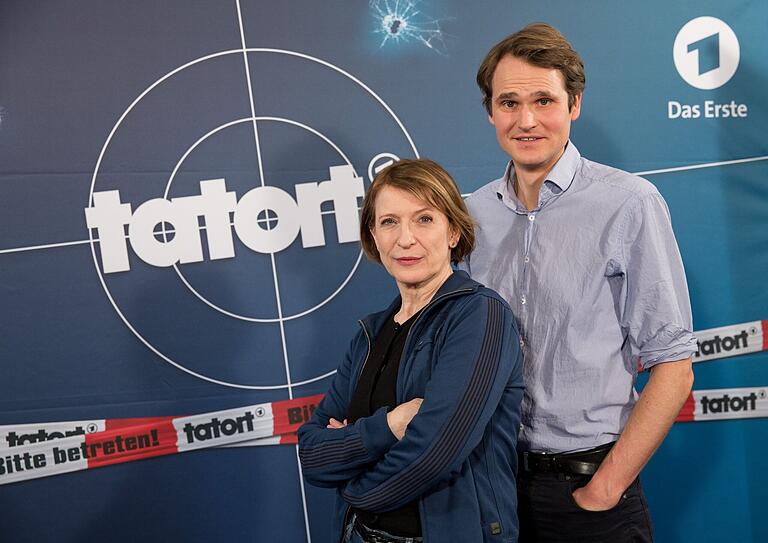 So fing alles an: Dagmar Manzel und Fabian Hinrichs im Februar 2015 vor der Premiere des ersten Franken-'Tatorts'.