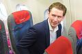 Bundeskanzler Sebastian Kurz in Jerusalem       -  Über den Wolken: Sebastian Kurz ist seit einem Jahr österreichischer Bundeskanzler.