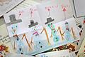 Nicht nur Briefe und Bilder von Kindern liegen im Weihnachtspostamt Himmelstadt auf einem Tisch - auch Erwachsene teilen dem Christkind ihre Wünsche mit.