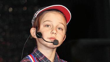 Kleiner Gast mit großem Potenzial: Finn Düring (9) aus Knetzgau. Kleiner Gast mit großem Potenzial: Finn Düring (9) aus Knetzgau.