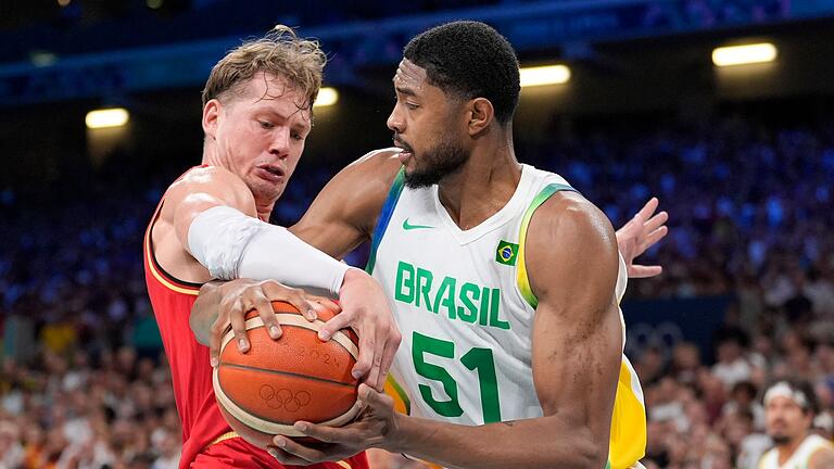 Paris 2024 - Basketball       -  Die deutschen Basketballer stehen bei Olympia im Viertelfinale.