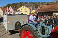 Auf dem Foto der Wagen 'Die Schlucker'.