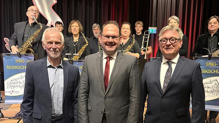 Waren auch bei der Jubiläumsfeier mit dabei (von links): Alexander Streib, Michael Hombach und Hauke Seifert.