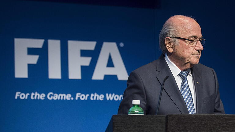 Sepp Blatter tritt zurück       -  Fifa-Chef Joseph Blatter bei der Pressekonferenz in Zürich, bei der er seinen Rücktritt erklärte.