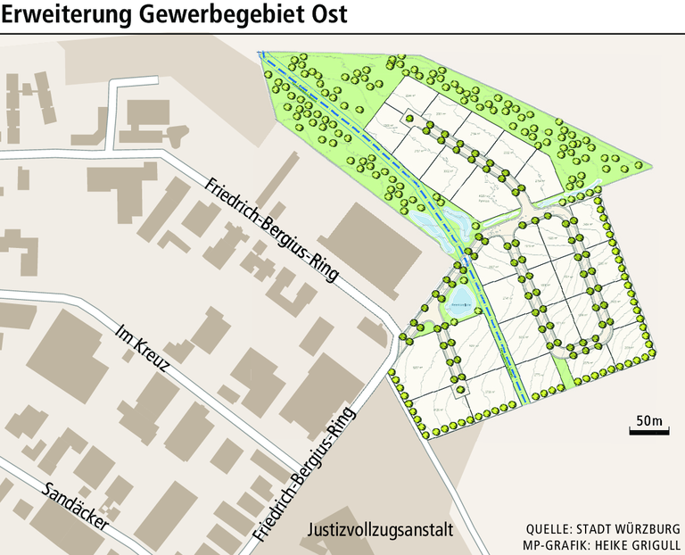 Wirtschaftsstandort Würzburg: Gibt's bald keine Gewerbeflächen mehr?