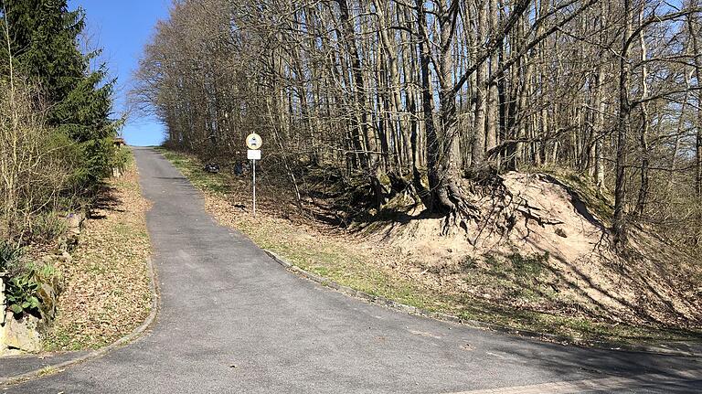 Zu schmal und zu steil? Auch die Haselnussstraße halten die Vertreter des Bürgerbegehrens als Zufahrt zum Baugebiet für ungeeignet.