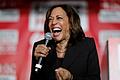 Kamala Harris       -  Herzhaftes Lachen ist eine Markenzeichen von Kamala Harris.