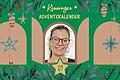 Theresa Schmid hat ihren Christbaum kindersicher auf der Terrasse festgezurrt.