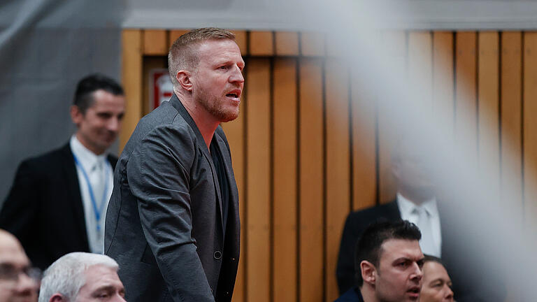 Baskets-Geschäftsführer Steffen Liebler beim Heimspiel gegen die Niners Chemnitz im vergangenen Jahr.