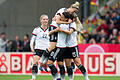 Sieg       -  Die deutschen Fußball-Frauen setzen sich gegen die Niederlande mit 4:2 durch. Foto: Deniz Calagan