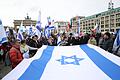 Jahrestag 7. Oktober 2023 - Berlin       -  Anlässlich des Jahrestags des Hamas-Überfalls wird aus Solidarität mit Israel demonstriert.