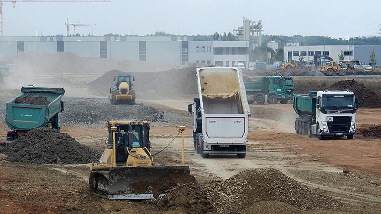 Die Verfüllung im Industrie- und Gewerbepark Maintal.