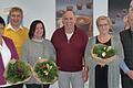 Bei der Ehrung (von links): Irina Knauer-Engel, Christian Weigel (Geschäftsleitung), Birgit Bonengel, Klaus Schemmel, Sabine Fink und Günther Kraus (Geschäftsleitung).