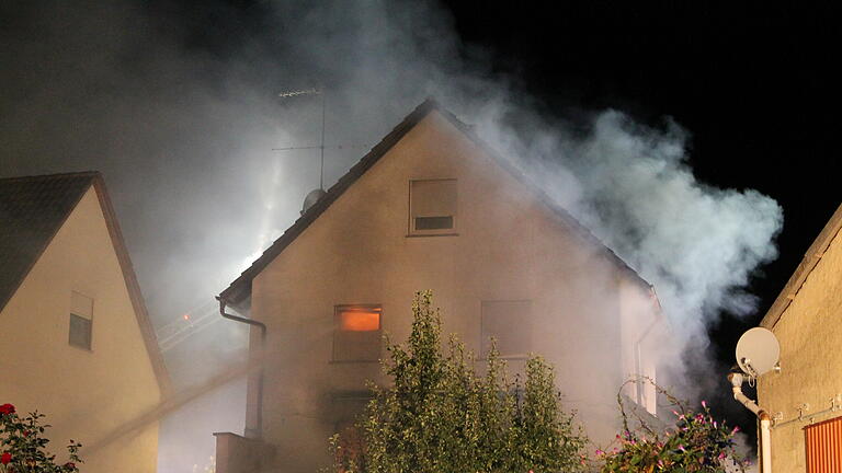 Wohnhausbrand in Dingolshausen