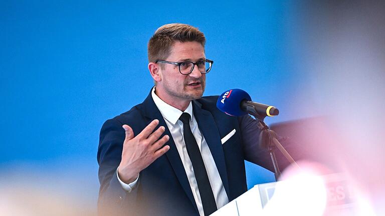 AfD-Politiker René Springer       -  AfD-Politiker Springer beklagt hohe Ausgaben für Bürgergeld (Archivbild)