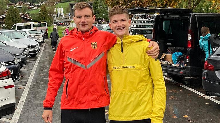 Sie starteten in Schönau am Königssee: Rhys Bishop (links) und Lennart Rössler.