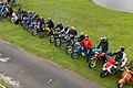 Beim Gruppenfoto hieß es: Zeigt her eure Mopeds.&nbsp;