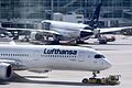 Lufthansas Airbus A350 kommt wieder nach Frankfurt.       -  Die Lufthansa setzt den Langstreckenjet Airbus A350 im Sommer wieder am Flughafen Frankfurt ein.