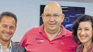 Von links: Bayerns Telekom-Chef Stefan Stammberger, Manfred Kremer und MdB Dorothee Bär.