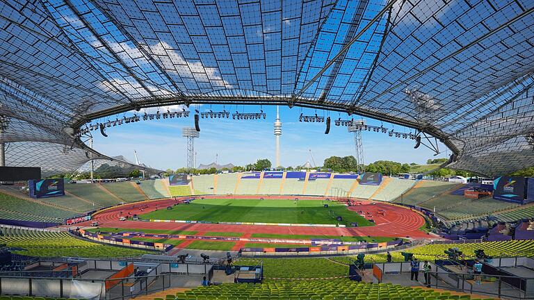 Münchner Olympiastadion       -  1972 wurden schon einmal Olympische Spiele in München ausgetragen.