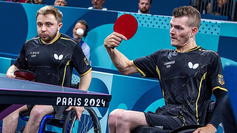 Thomas Schmidberger und Valentin Baus       -  Nach Silber mit Baus kann Schmidberger noch eine weitere Medaille gewinnen.