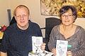 Die Vorleser: David Henkes und Gaby Dinglinger bereiteten dem Publikum bei &bdquo;Mellrichstadt liest&ldquo; einen vergnüglichen Nachmittag.