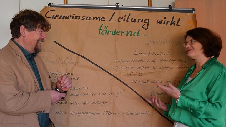 Oliver Pfister und Daniela Haupt leiten den Arbeitsbereich Jugendsozialarbeit an Schulen am Landratsamt Schweinfurt. Aktuell suchen sie Verstärkung für ihr Team. Oliver Pfister und Daniela Haupt leiten den Arbeitsbereich Jugendsozialarbeit an Schulen am Landratsamt Schweinfurt. Aktuell suchen sie Verstärkung für ihr Team.