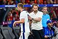 Euro 2024: Spanien - England       -  Kapitän Harry Kane hat dem abgetretenen englischen Nationaltrainer Gareth Southgate mit emotionalen Worten gedankt.