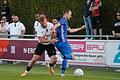 Dennis Schmidt (rechts) von der SG Randersacker, hier in einem anderen Spiel, brachte seine Mannschaft am Sonntag gegen Kleinrinderfeld in Führung.