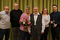 Auf dem Foto (von links): Josef Götz, Karl Mehling, Edith Fries, Manfred Endres, Liane Schilling, Julius Pfreundschuh und Steffen Fries.