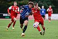 Körperbetont: Nico Schüler (links) und Eric Köhler vom SSV Kitzingen im Zweikampf.