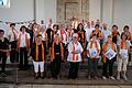 Der Sonnenstrahlchor Sennfeld bei seinem Konzert in der Dreieinigkeitskirche.&nbsp;