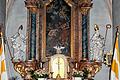 Relikt aus der alten Kirche: Der ehemalige Hochaltar steht jetzt im Seitenflügel der Kirche.