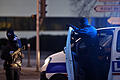 Nach Anschlag in Straßburg       -  13.12.2018, Frankreich, Straßburg: Französische Polizisten bewachen eine Straße. Die französische Polizei war mit 700 Polizisten im Einsatz, um den Attentäter eines Anschlags auf einem Weihnachtsmarkt in Straßburg zu fassen. Bei dem Anschlag starben drei Menschen. Foto: Christophe Ena/AP/dpa +++ dpa-Bildfunk +++